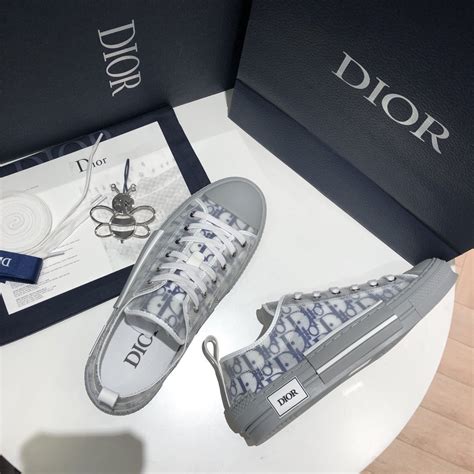 Dior B23 Navy Blue Oblique Canvas Low Top Sneaker Billionairemart