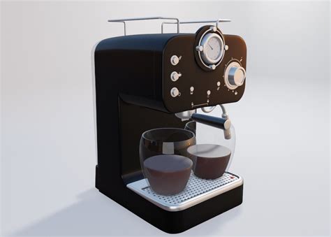 Espresso Coffee Maker 3d Model Cgtrader