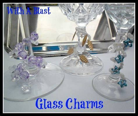 Glass Charms Easy Diy Perfect For Parties Diy Glass Glass Charm Diy Wine Glass Charms
