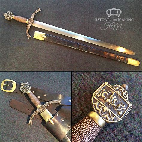 Medieval Kings Sword Italian Design Steel Blade History In The Making