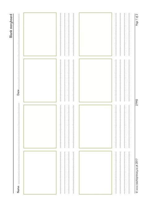 Blank Storyboard In 2023 Storyboard Storyboard Template Teaching