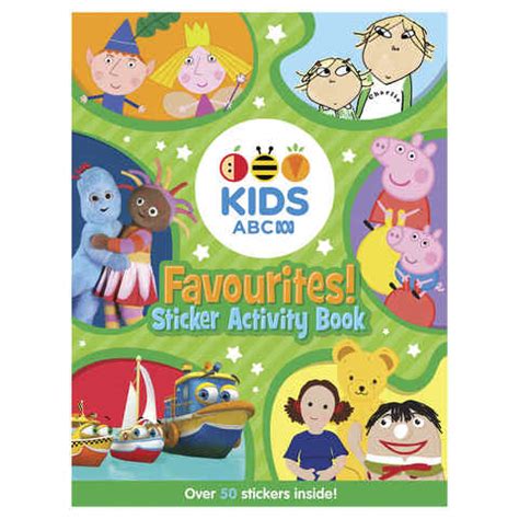 Third set of sticker activity pages. ABC Kids: Favourites! Sticker Activity Book | Kmart