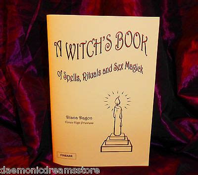 A WITCHES BOOK OF SPELLS RITUALS SEX MAGICK Finbarr Occult Magic Black White EBay