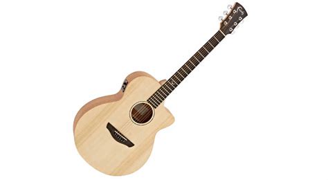 Reviewed Faith Guitars FKSE Saturn Electro Naked Acoustic Guitar