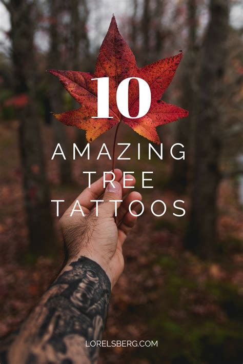 10 Amazing Tree Tattoos Lorelsberg Design Inspired By Nature