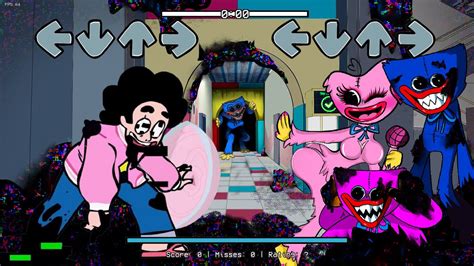 New Pibby Steven Vs Huggy Wuggy And Kissy Missy New Characters Playtime Fnf Mod X Poppy