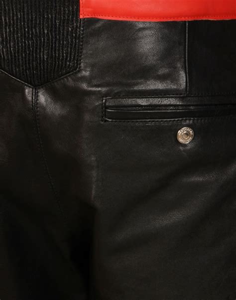 Dsquared2 Motorcycle Leather Pants Leather Pants For Men Official Store