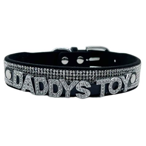 Rhinestone Word Collar Daddys Toy Janets Closet