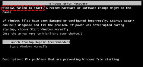 7 Solutions “windows Failed To Start” In Windows 1087