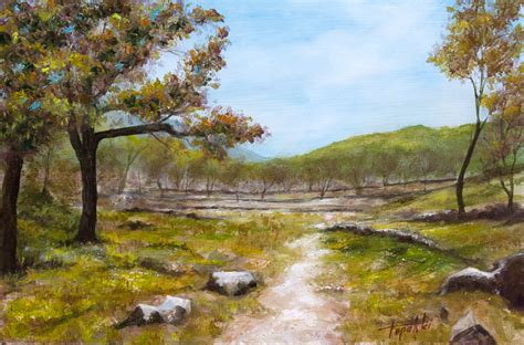 A Path Through The Forest Oil Painting Fine Arts Gallery Original