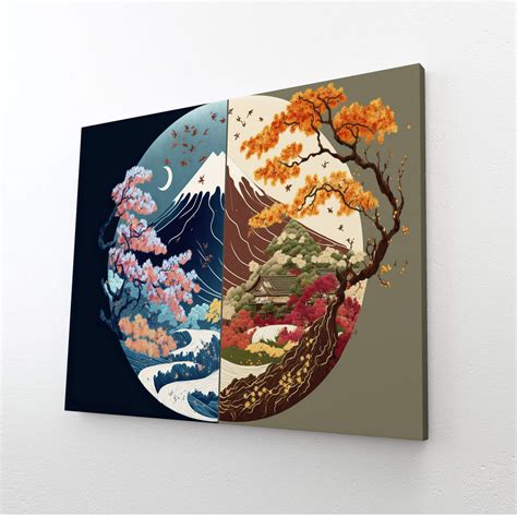 Japanese Four Seasons Wall Art Musaartgallery™