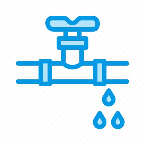 Leak Pipe Plumbing Valve Water Icon Download On Iconfinder