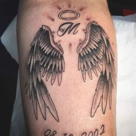 Angel Tattoos In Memory Of Mom Rip Mom Angel Tattoos Guardian Angel