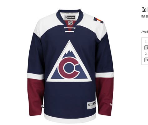 Colorado Avalanche Third Jersey For 2015 16 Hockey World Blog
