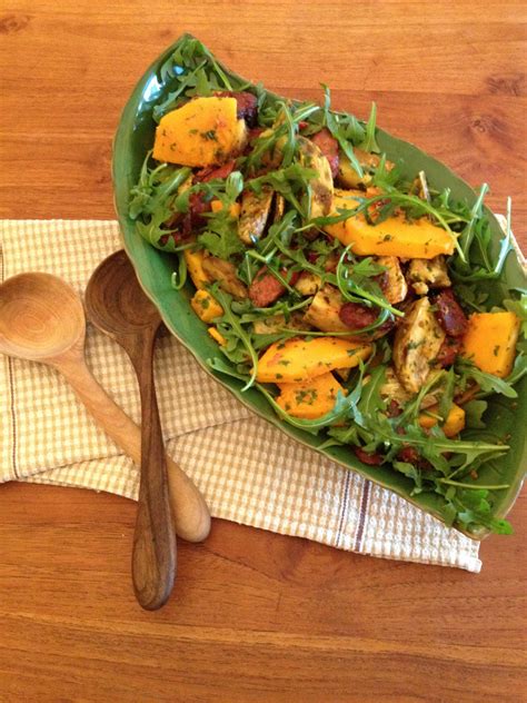 For the salad, place the spring onions, peanuts, green chillies and cucumber and coriander into a bowl. Annabel Langbein Roast Vege & Chorizo salad. So good ...
