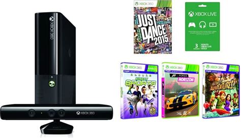Microsoft Xbox 360 500gb Kinect Kinect Adventures Forza Horizon
