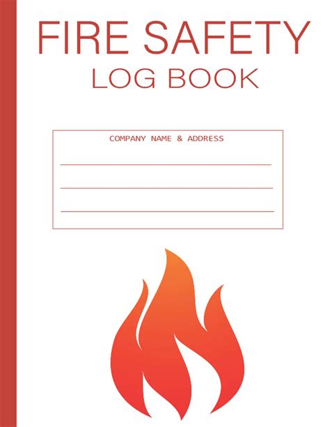 Buy Fire Safety Log Book Fire Alarm Testing Log Book A4 Fire