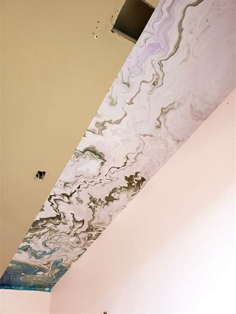 How To Install Peel And Stick Ceiling Wallpaper Eclectic Twist
