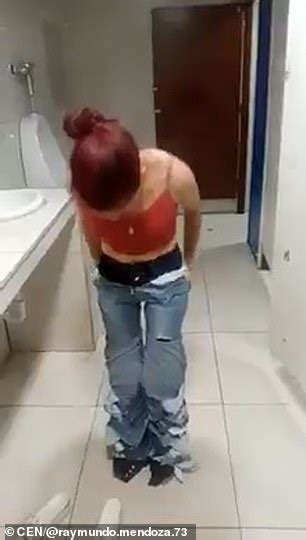 Caught With Her Pants Down Shoplifter Is Spotted Wearing NINE Pairs Of Jeans At The Same Time