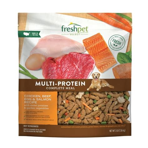 Freshpet Healthy And Natural Dog Food Roasted Meals Multiprotein Recipe