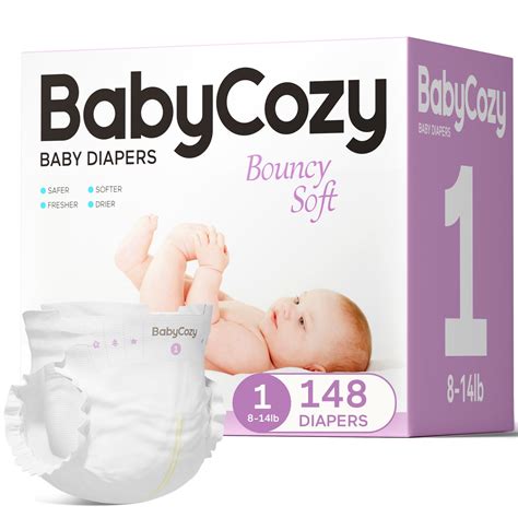 Babycozy Diapers By Momcozy Disposable Baby Cozy Diapers Size 1 148