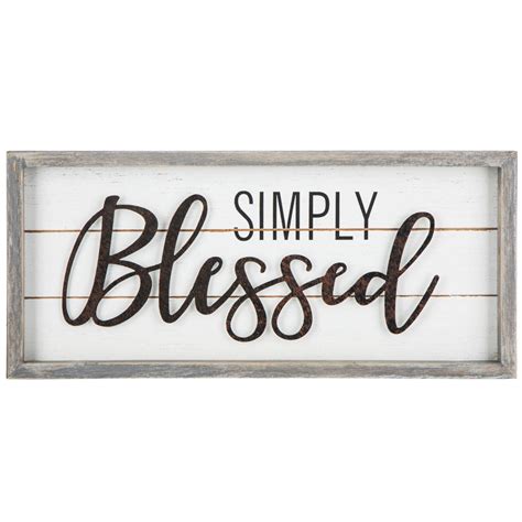 Simply Blessed Wood Wall Decor Hobby Lobby 1651389