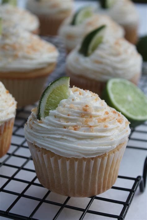 Coconut Lime Cupcakes I Heart Recipes