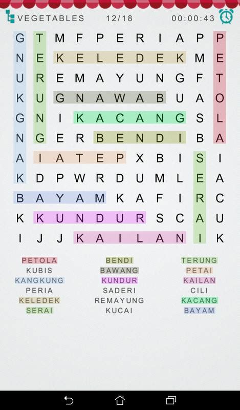 Belajar menulis abc, suku ката дан perkataan dengan suara аудио bahasa melayu. Word Search: Malay for Android - APK Download