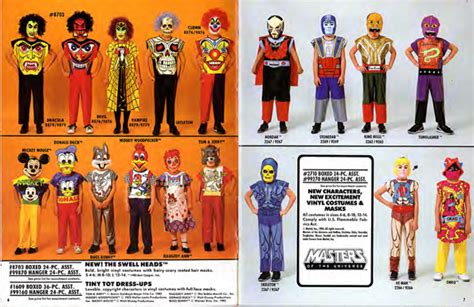 1986 Ben Cooper Costume Catalog Mego Talk