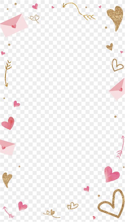 Valentines Love Letter Frame Png Premium Png Rawpixel