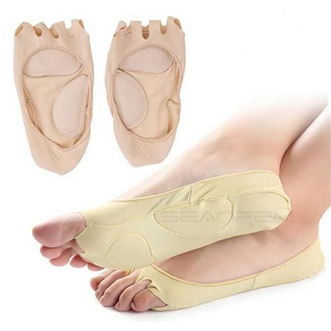 Toeless Gel Toe Heel Socks Hidden Invisible Socks No Show Non Slip Heel Grip Silica Pads Arch