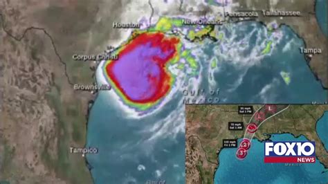 Hurricane Delta Live Radar Satellite Loop Youtube