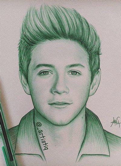 (zayn isn't part of one direction anymore so if you want skip this step) add zayn's hair. Niall ♥ | One direction drawings, One direction art, One ...