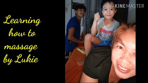 Massage Lesson By Lukie Mother And Sons Bonding The Good Son Youtube