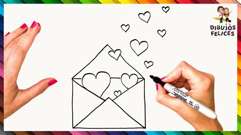 Cómo Dibujar Una Carta De Amor Paso A Paso 💌 Dibujo De Carta De Amor