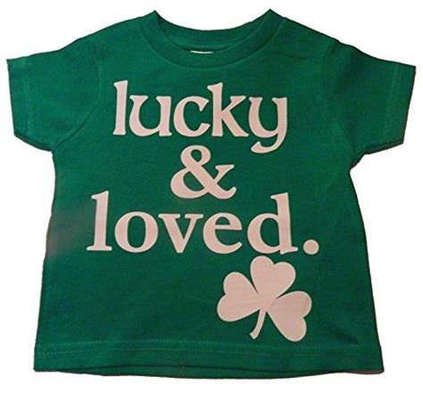 Custom Kingdom Baby Boys Lucky And Loved Irish Shamrock T Shirt Green