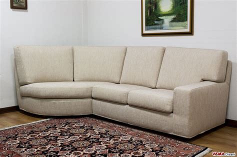 Dimensioni del divano angolare piccolo divani angolari piccoli: Divano Angolare in Tessuto Sfoderabile con Angolo Stondato