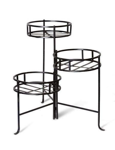 Metal Plant Stand Nesting Triple Pot Plant Stand In