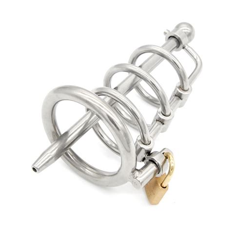 Stainless Steel Chastity Device Penis Ring Cock Ring Male Penis