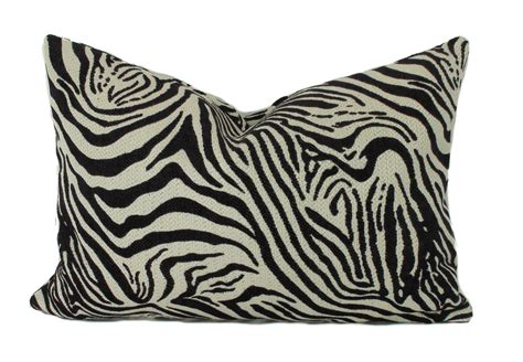 Lumbar Pillow Cover Zebra Pillow Animal Print Pillow Throw Etsy