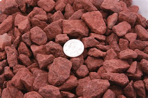 Washed Red Crushed Stone Products Wj Graves