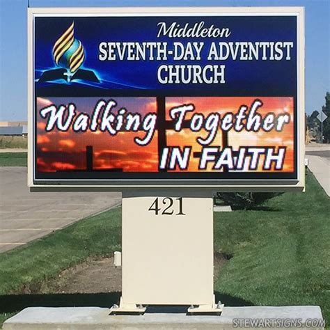 Church Sign For Middleton Seventh Day Adventist Church Id