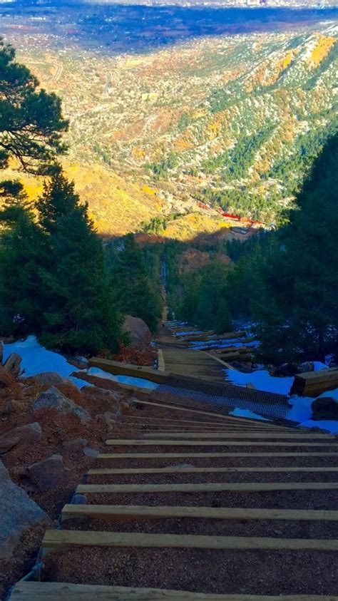 The Incline Was A Short But Tough Hike Up A Long Steep Staircase The