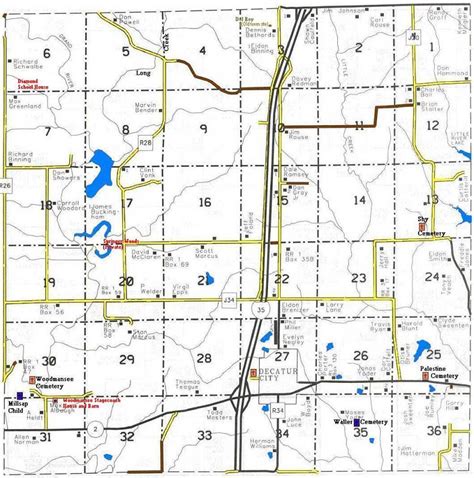 Maps Decatur County Iagenweb