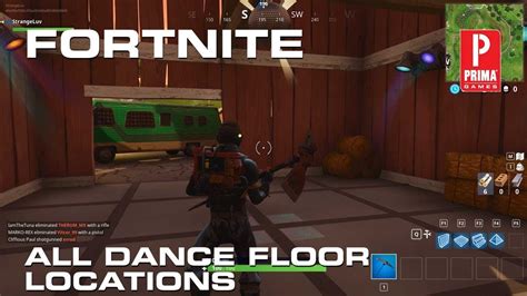 Fortnite All Dance Floor Locations Youtube