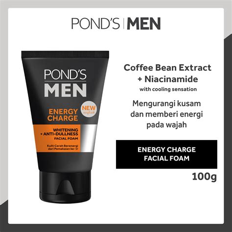 Promo Ponds Men Energy Charge Facial Foam 100 G Diskon 11 Di Seller