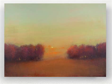 Autumn Evening 191001 Contemporary Tonal Impressionist Landscape