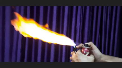 How To Make A Flame Thrower Out Of Deodorant Spray Youtube