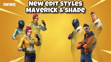 New Fortnite Maverick And Shade Edit Styles With Helmet And Without
