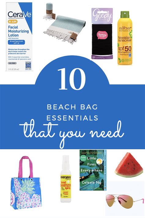 10 beach day bag essentials that you actually need beach day bag essentials beach bag